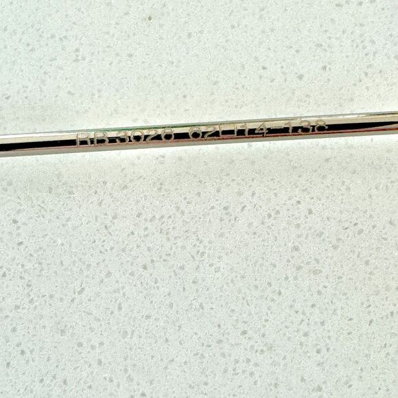 Ray-Ban Large Aviator II Silver Frame / G-15 Lenses Sunglasses - New w Case - Picture 6 of 8